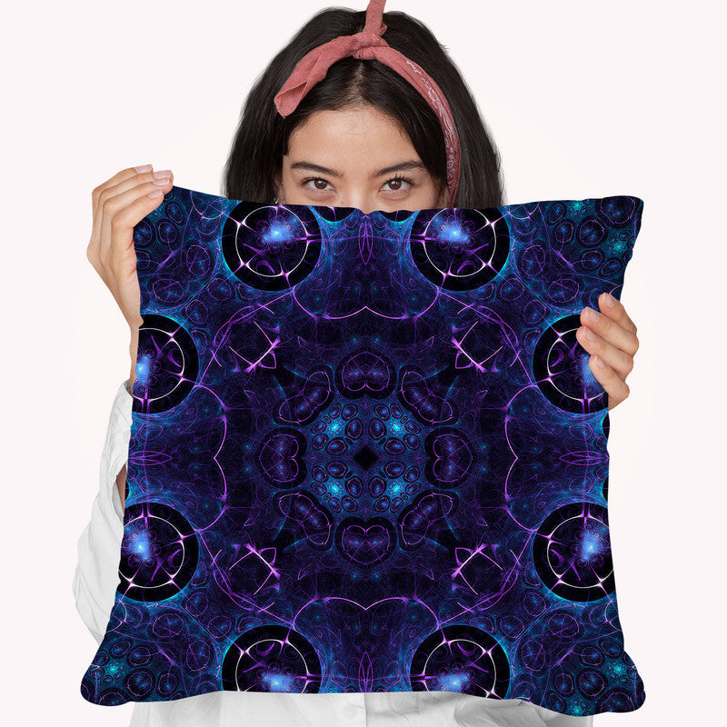 Connected V  Throw Pillow By Cameron Gray - by all about vibe