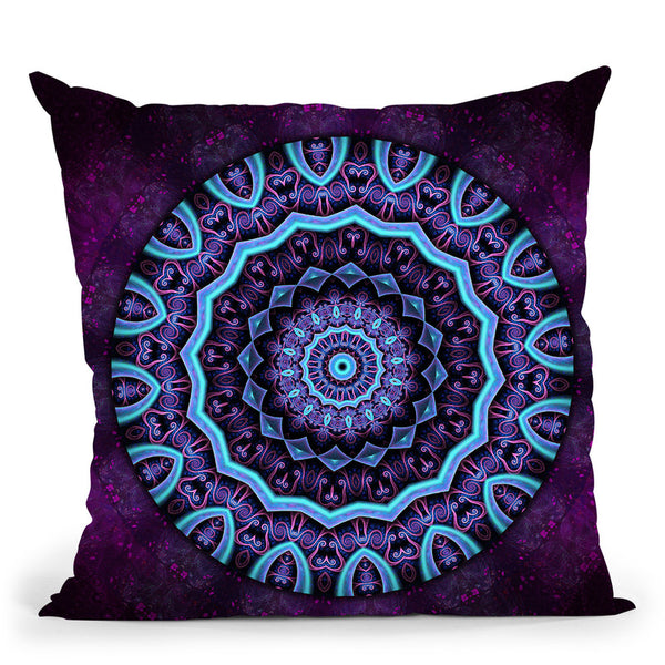 Dream Mandala Ii  Throw Pillow By Cameron Gray - by all about vibe
