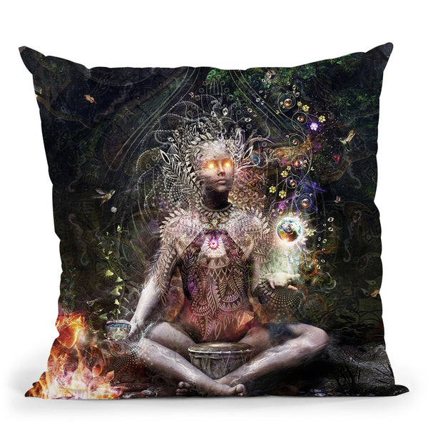 Sacrament For The Sacred Dreame  Throw Pillow By Cameron Gray - by all about vibe