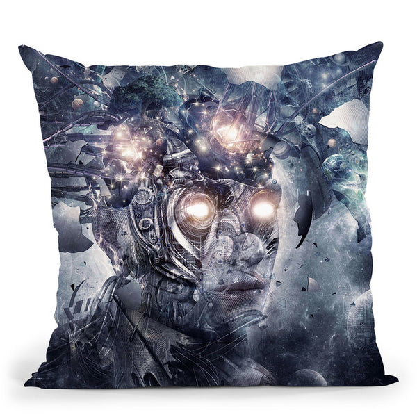 Reconstruction  Throw Pillow By Cameron Gray - by all about vibe