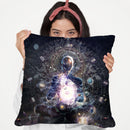 The Cosmic Ritual  Throw Pillow By Cameron Gray - by all about vibe
