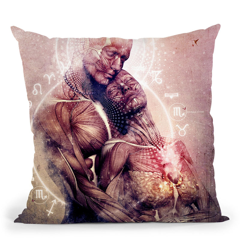 Between The Teardrops Throw Pillow By Cameron Gray