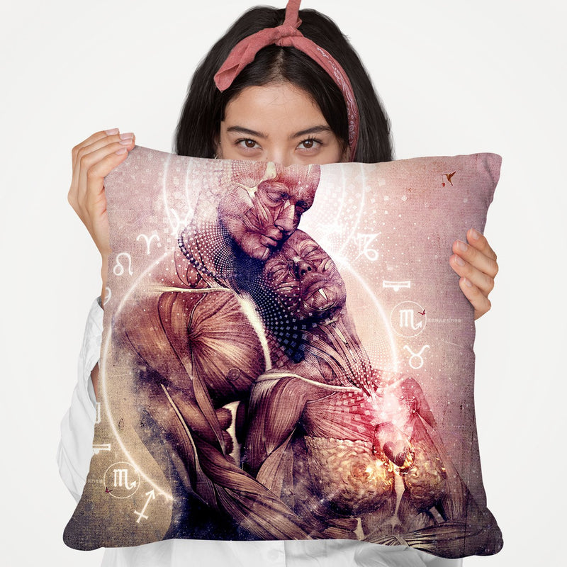 Between The Teardrops Throw Pillow By Cameron Gray