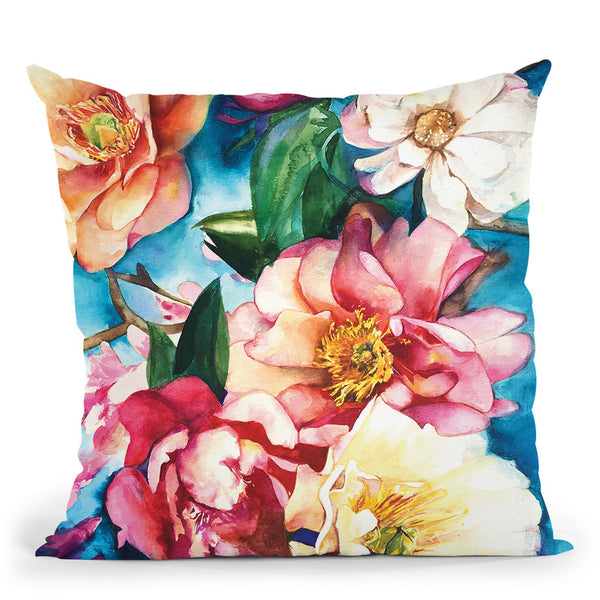 Tropica Throw Pillow By Christine Lindstrom