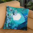 Wave Throw Pillow By Christine Lindstrom