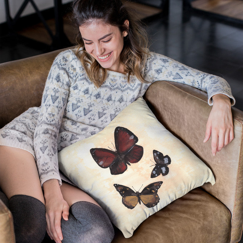 Butterfly Study Ii Throw Pillow By Christine Lindstrom