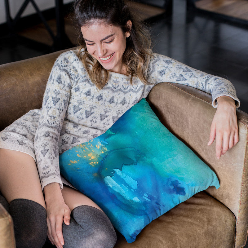Continents Throw Pillow By Christine Lindstrom