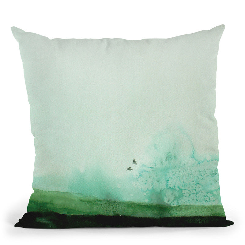 Delicate Throw Pillow By Christine Lindstrom