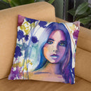 Flower Child Throw Pillow By Christine Lindstrom