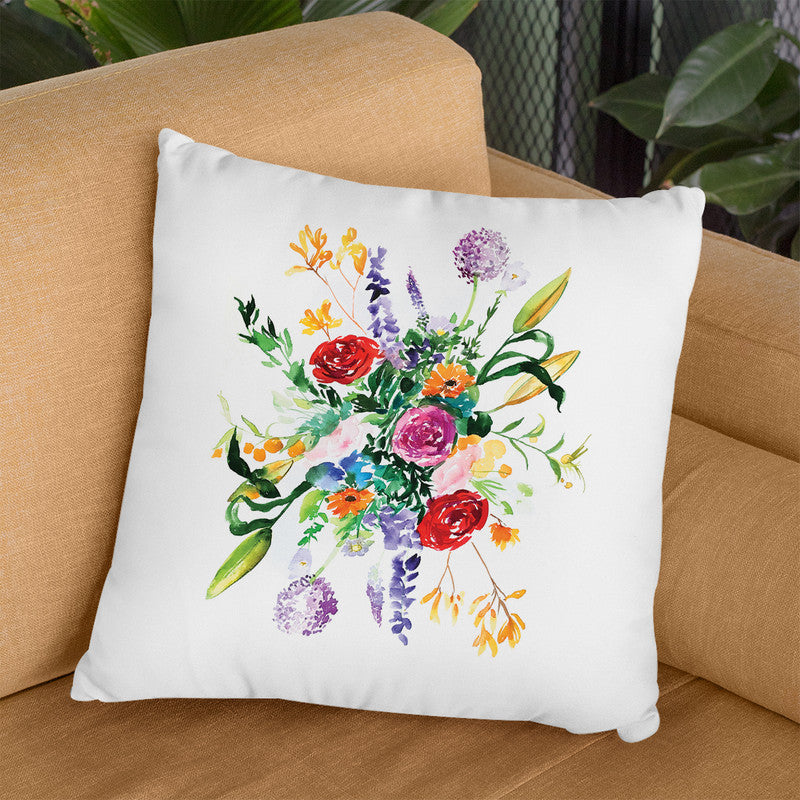 Flower Mandala Throw Pillow By Christine Lindstrom