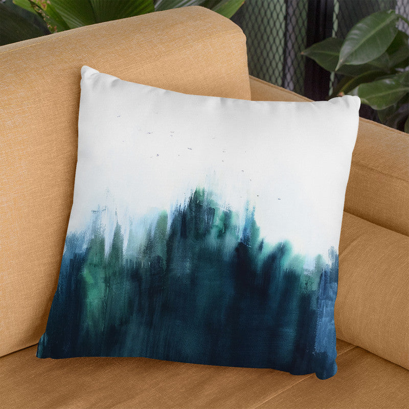 Forest Of Pines Throw Pillow By Christine Lindstrom