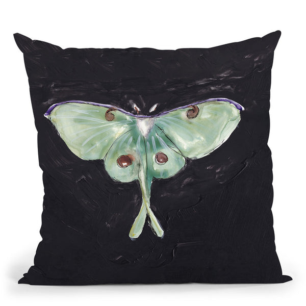 Luna Moth Throw Pillow By Christine Lindstrom