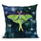 Luna Moth I Throw Pillow By Christine Lindstrom
