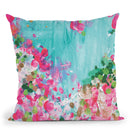 May Garden Throw Pillow By Christine Lindstrom