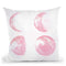 Moon Phases In Pink Throw Pillow By Christine Lindstrom