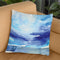 Oceanscape I Throw Pillow By Christine Lindstrom