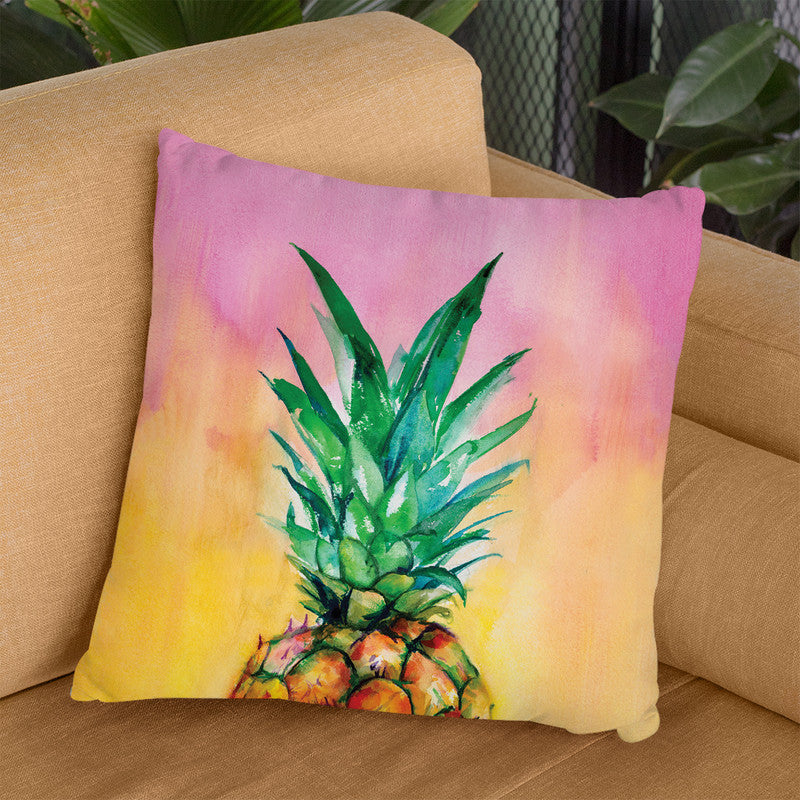 Ombre Pineapple Throw Pillow By Christine Lindstrom
