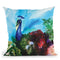 Peacock Garden Ii Throw Pillow By Christine Lindstrom
