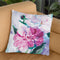 Periwinkle Peony Small Throw Pillow By Christine Lindstrom