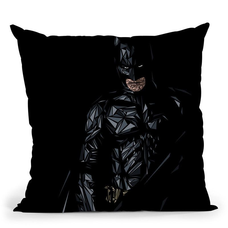Batman Black Throw Pillow By Christian Mielu