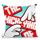 Making Of Mickey Ii Throw Pillow By Christian Mielu