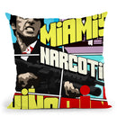 Miamis Kingpin Throw Pillow By Christian Mielu