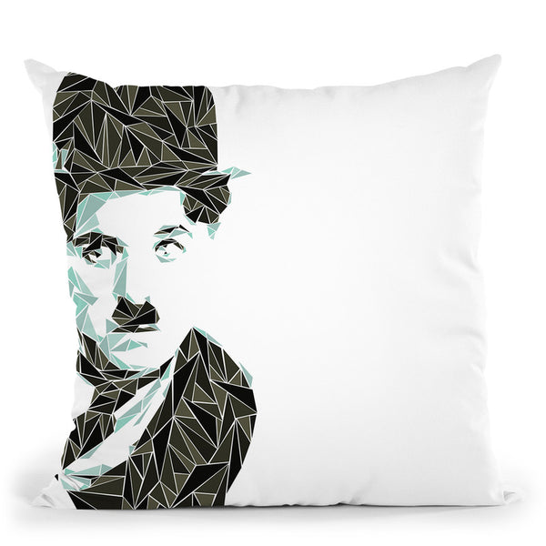 Charlie Chaplin Throw Pillow By Christian Mielu