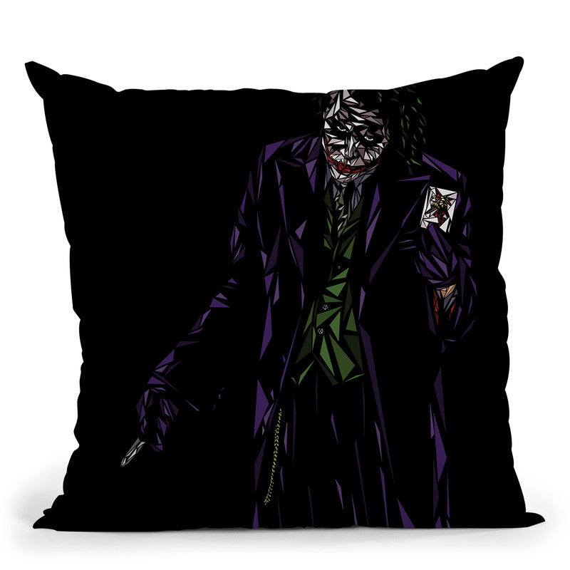 The Joker Throw Pillow By Christian Mielu