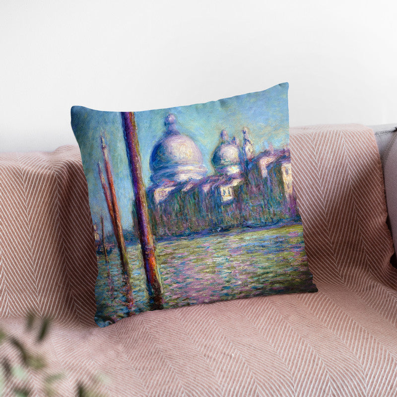 Le Grand Canal Throw Pillow By Claude Monet