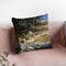 On The Bank Of The Seine, Benne Throw Pillow By Claude Monet