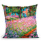 Jardin D' Giverny Throw Pillow By Claude Monet