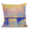 Charing Cross Bridge Throw Pillow By Claude Monet