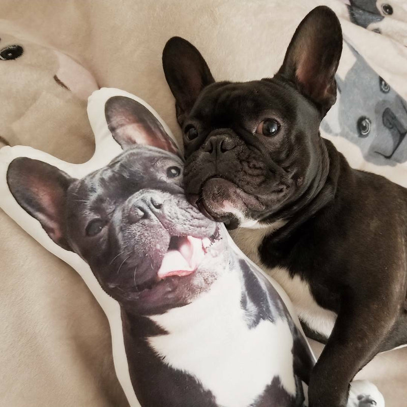 French Bulldog Custom Shaped Pillow
