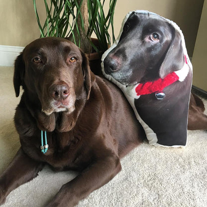 Labrador Retriever Custom Shaped Pillow