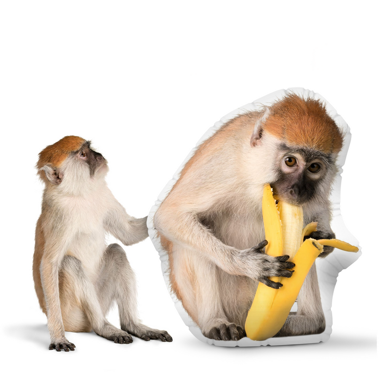 Monkey Custom Shaped Pillow