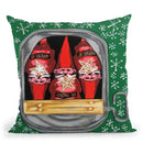 Cookie Xmas Gnomes Throw Pillow By Dominique Steffens