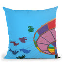 Marry Go Round  Throw Pillow By Dominique Steffens