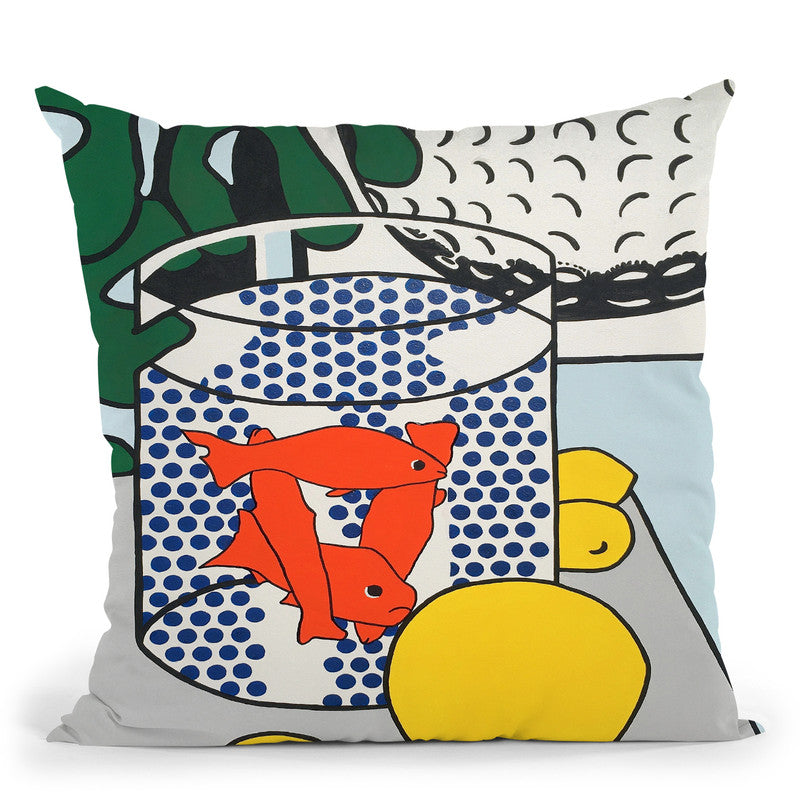 Goldfish Bowl Throw Pillow By Dominique Steffens