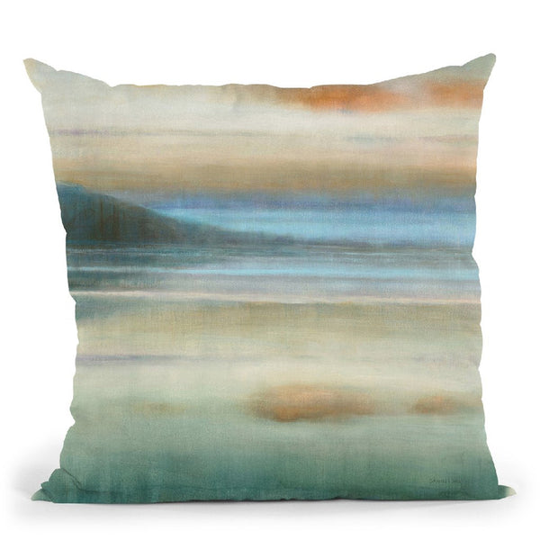 Coastal Sunset Throw Pillow By Danhui