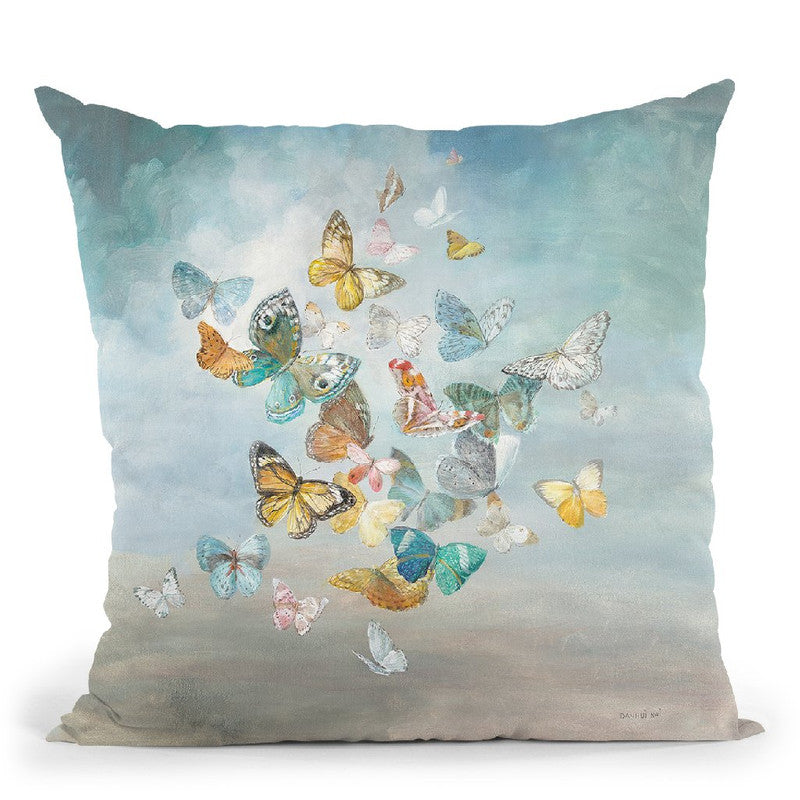 Beautiful Butterflies Throw Pillow By Danhui