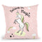 Trendy Unicorn Throw Pillow By Dom Vari
