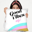 Good Vibes Only I Throw Pillow By Dom Vari