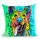 Love And A Dog Throw Pillow By Dean Russo