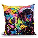 Daisy And Noel Throw Pillow By Dean Russo