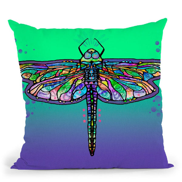 Dragonfly Throw Pillow By Dean Russo