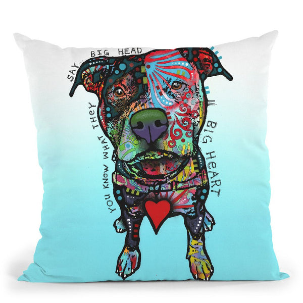 Big Heart Throw Pillow By Dean Russo