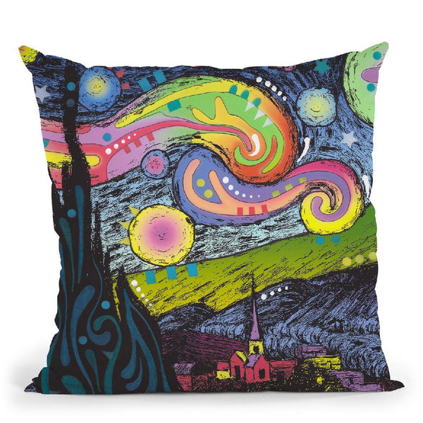 Starry Night 2 Throw Pillow By Dean Russo