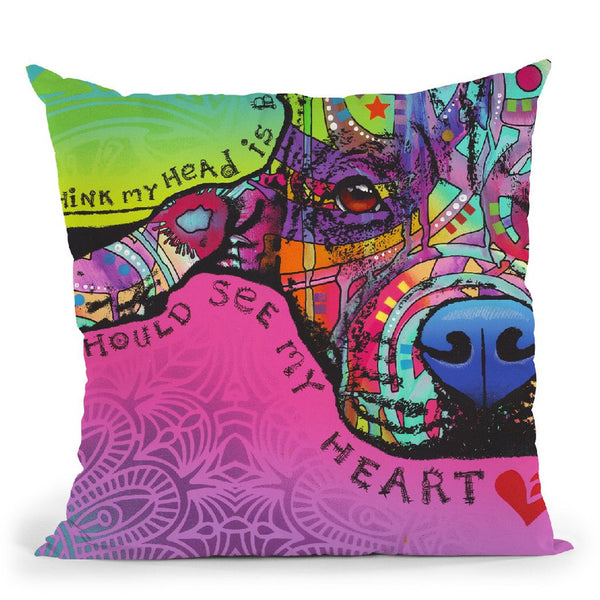 Youould See My Heart Throw Pillow By Dean Russo
