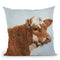 Calf Throw Pillow By David Stribbling
