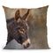 Donkey Throw Pillow By David Stribbling